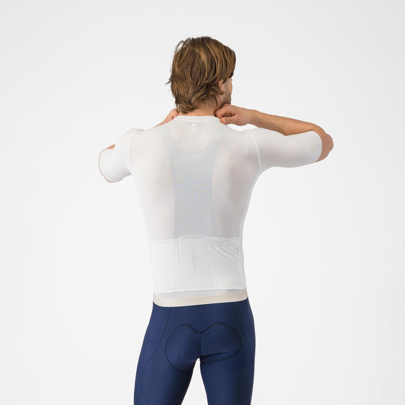 CASTELLI ESPRESSO 2 Korte Mouw Ivoor Trui