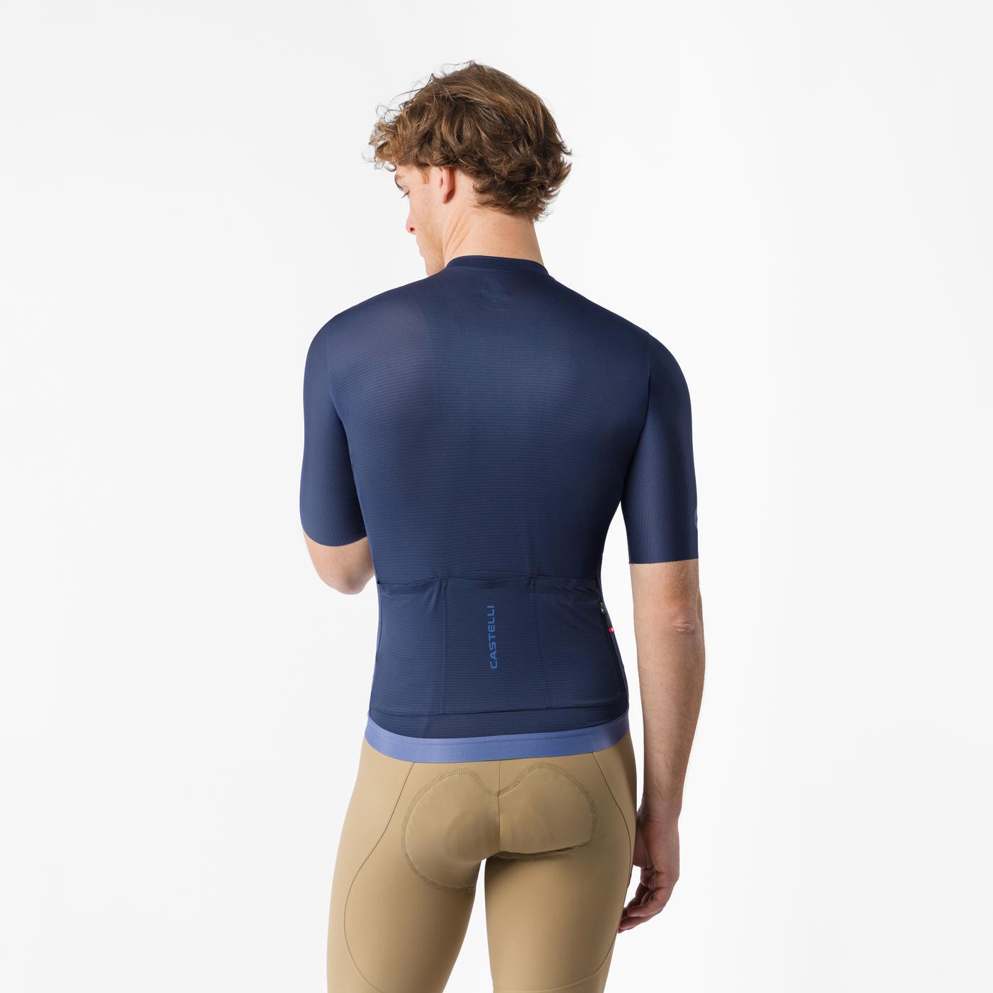 CASTELLI ESPRESSO 2 Korte Mouw Jersey Blauw