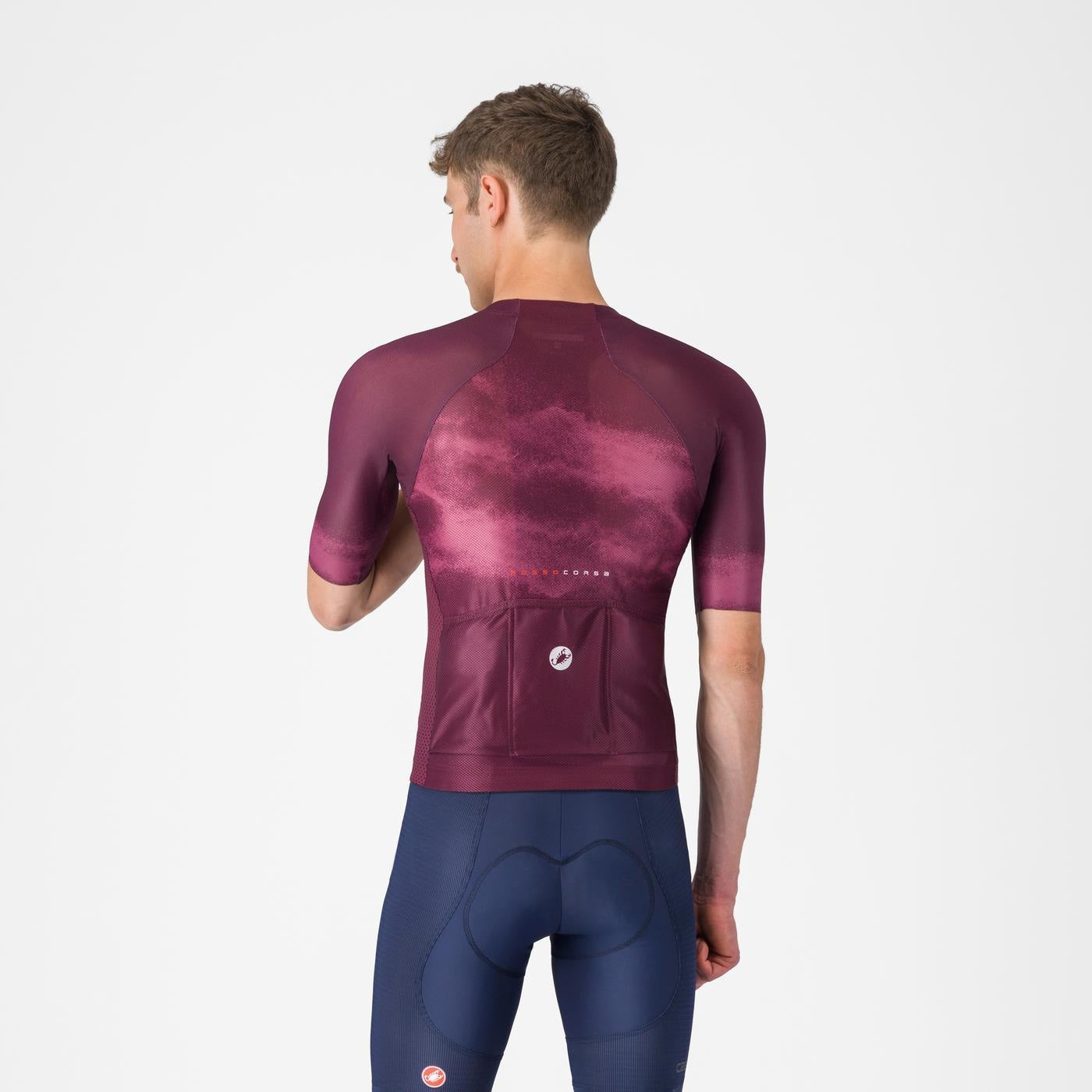 CASTELLI CLIMBER'S A/C Korte Mouw Jersey Bordeaux
