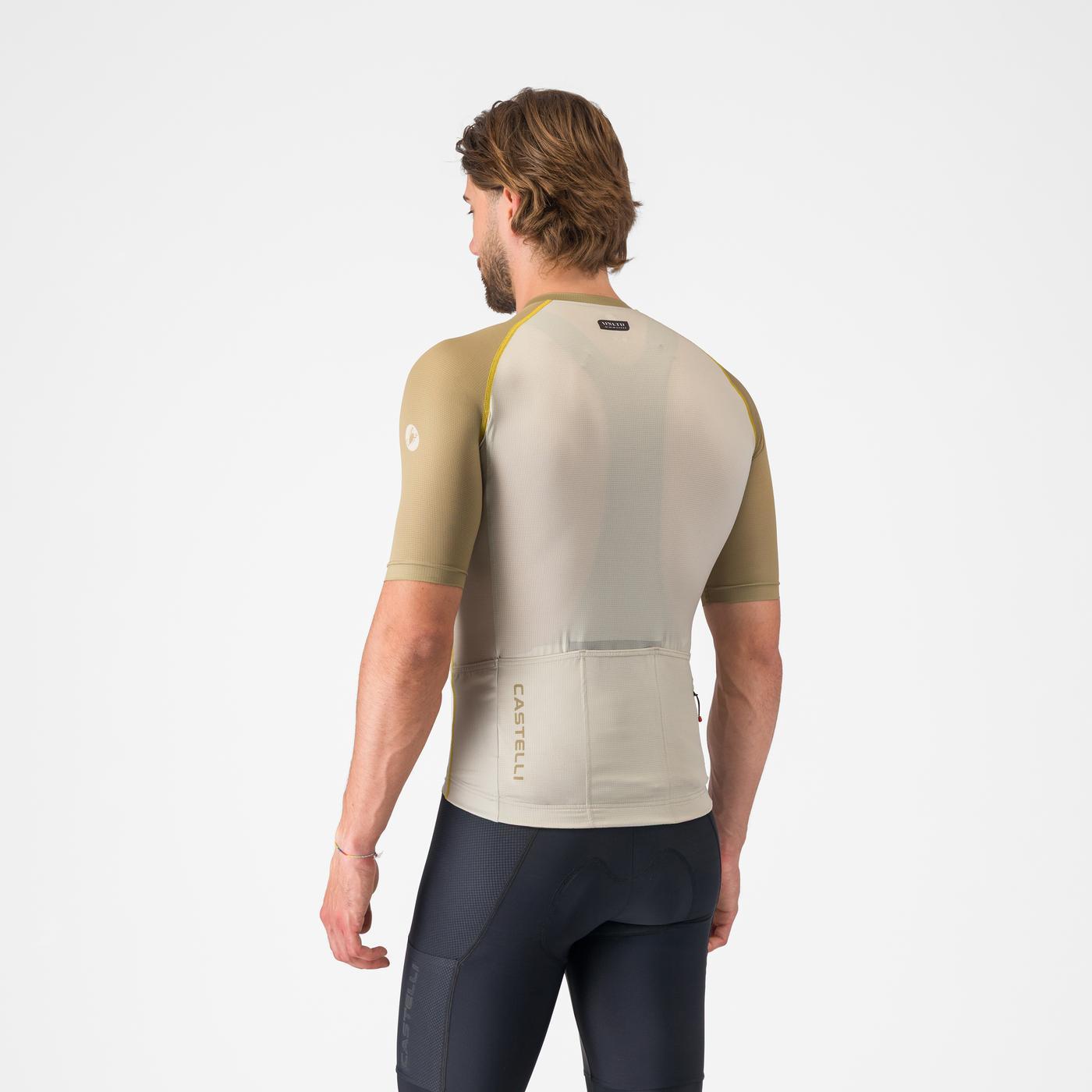 Maillot CASTELLI UNLIMITED ENDURANCE 3 Beige/Kaki