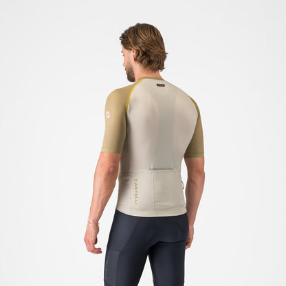 Maillot CASTELLI UNLIMITED ENDURANCE 3 Beige/Kaki