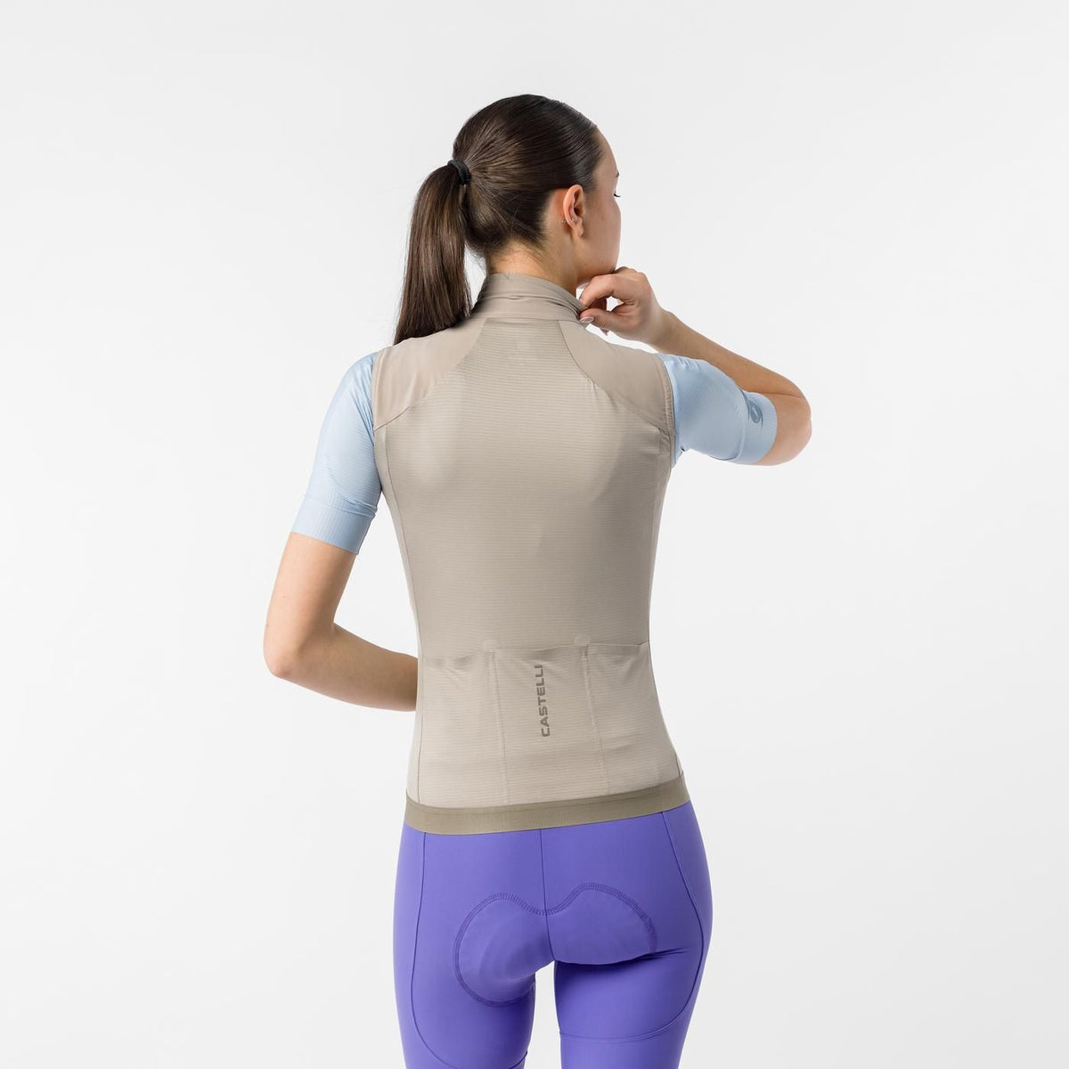 Mouwloze Jacket CASTELLI ESPRESSO 2 Dames Beige