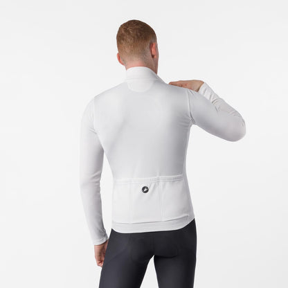 Fietsshirt CASTELLI COMPETIZIONE THERMAL Lange Mouwen Ivoor