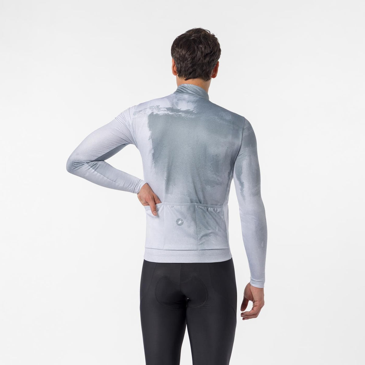 Fietsshirt CASTELLI NEBULA THERMAL Lange Mouwen Grijs