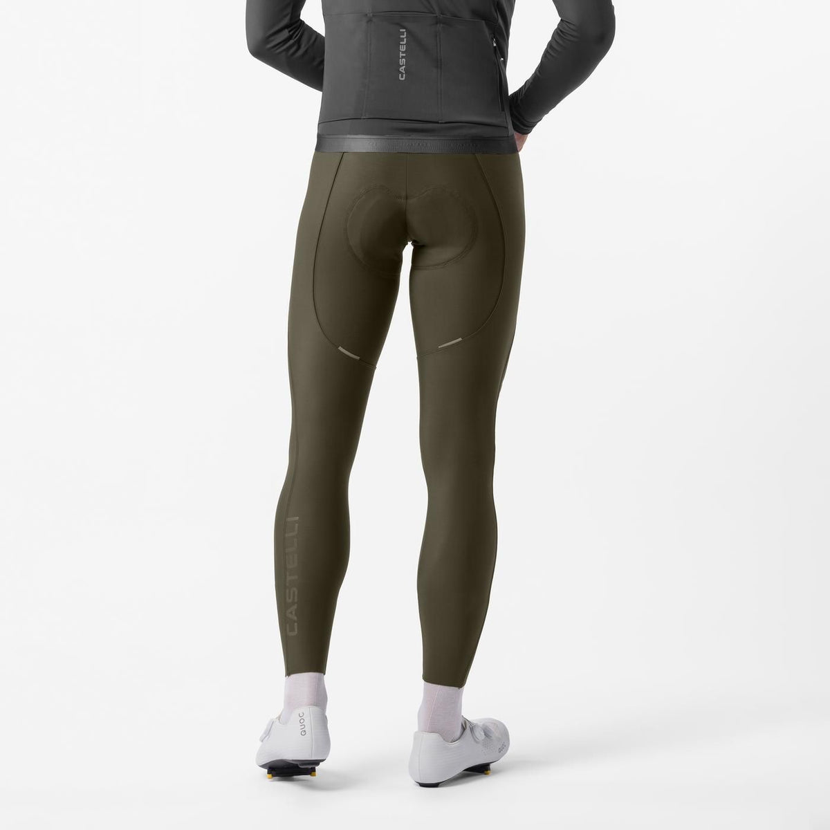 Lange Bretelsbroek CASTELLI ESPRESSO 2 Kaki