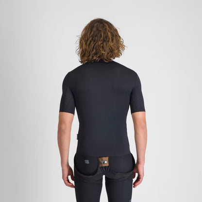 SPORTFUL MERINO ondershirt met korte mouwen zwart