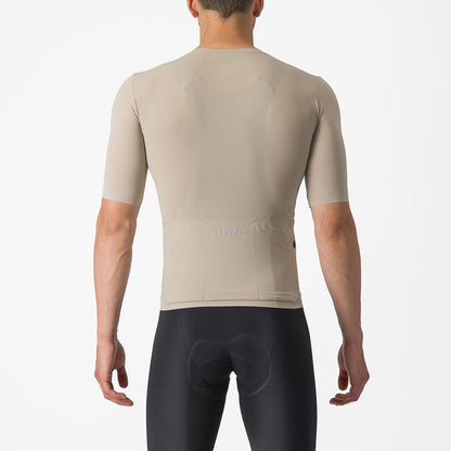 Maillot CASTELLI PREMIO Manches Courtes Beige