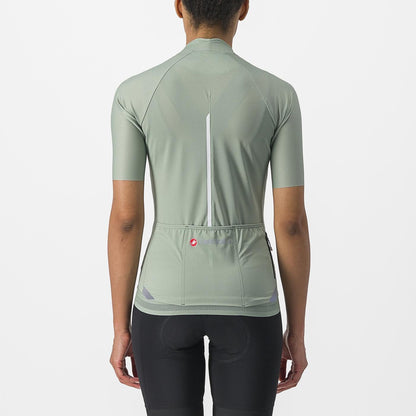 CASTELLI ENDURANCE W Damesshirt Korte Mouwen Groen