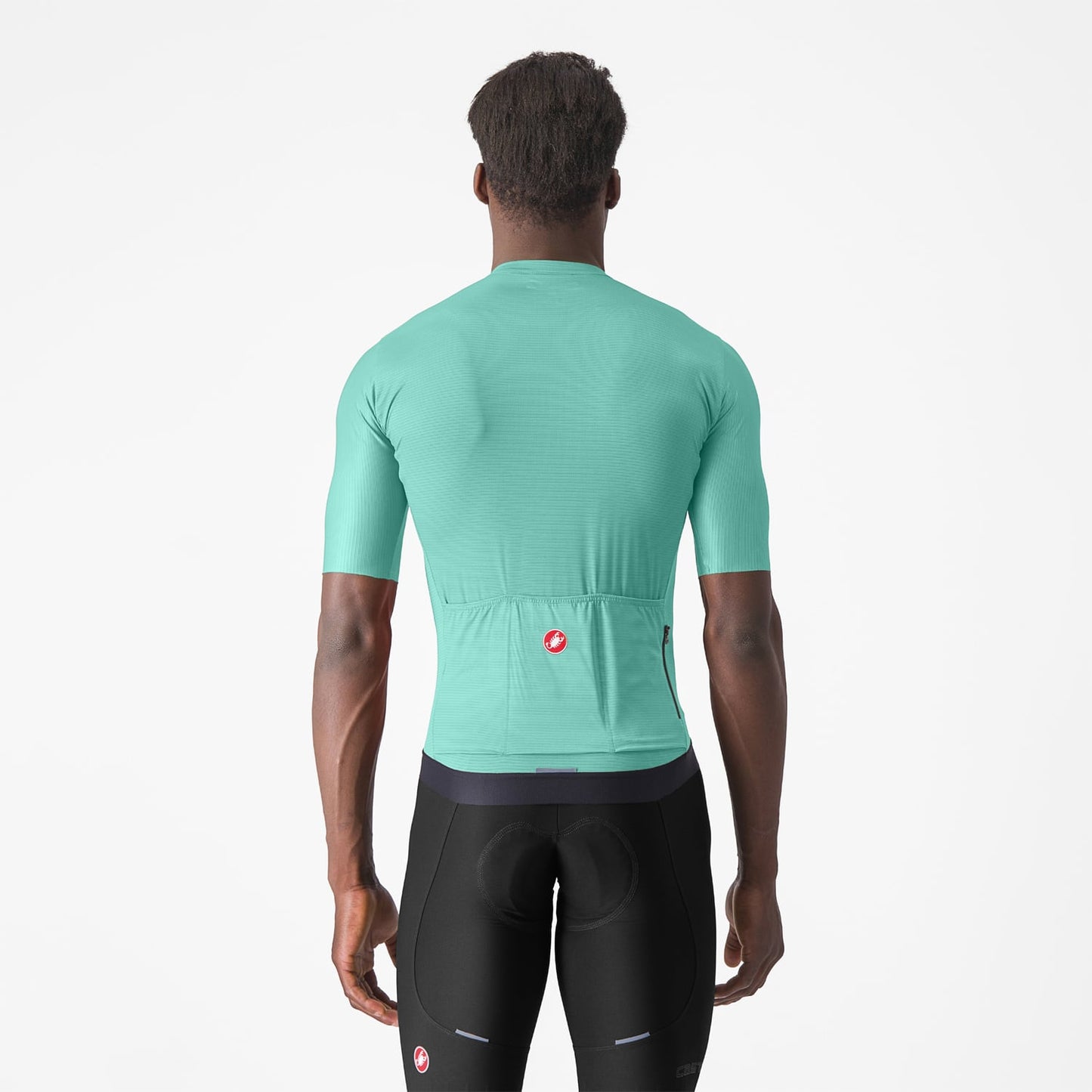 CASTELLI ESPRESSO Korte Mouw Jersey Turquoise