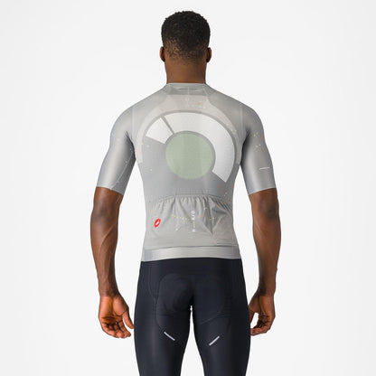 Shirt CASTELLI R-A/D Korte Mouwen Multicolor Grijs