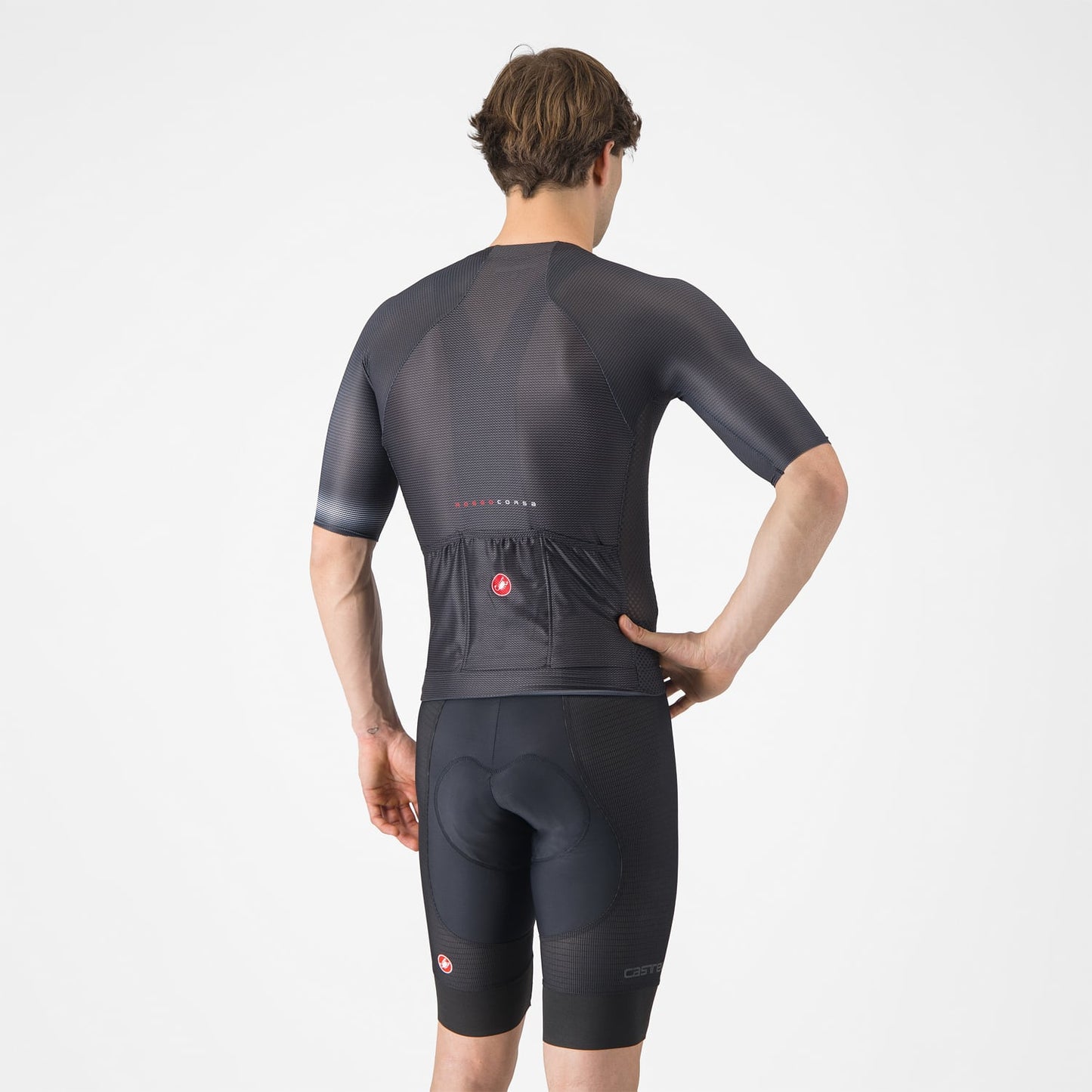 CASTELLI A/C Slab Kort Zwart