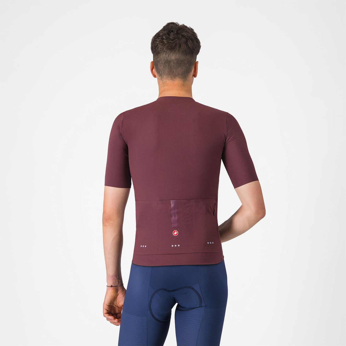 CASTELLI PREMIO EVO Korte Mouw Jersey Bordeaux