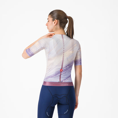 CASTELLI AERO PRO 8S Damesshirt Korte Mouwen Meerkleurig