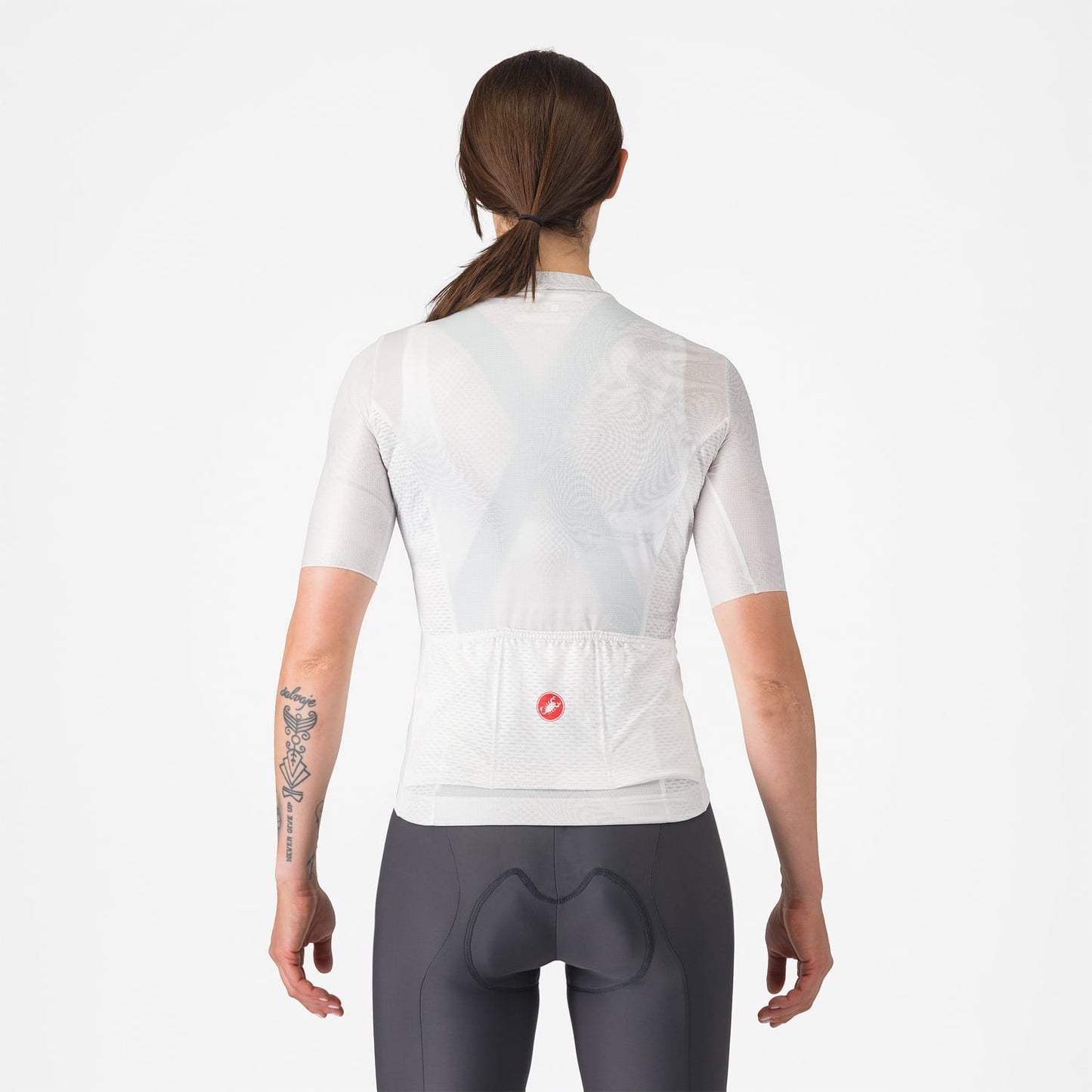 CASTELLI FANTASIA Damestrui Korte Mouw Wit