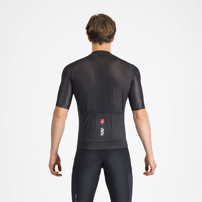 Maillot CASTELLI UNLIMITED ENTRATA 3 Manches Courtes Noir