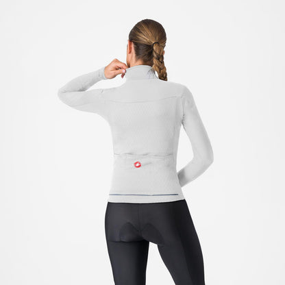CASTELLI SFIDA 3 Damesfietsshirt Lange Mouwen Grijs