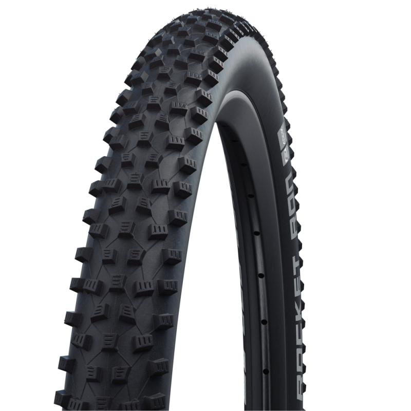 SCHWALBE ROCKET RON 27.5x2.25 ADDIX PERFORMANCE Twinskin Tubeless Ready Zacht Zwarte band