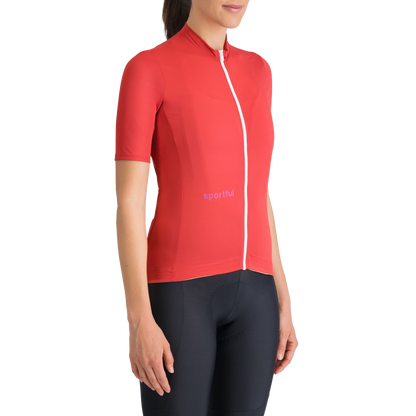 Maillot SPORTFUL CLASSIC Manches Courtes Femme Rouge