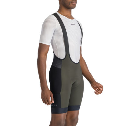 Korte Bretelsbroek SPORTFUL SUPERGIARA 2 Kaki/Zwart