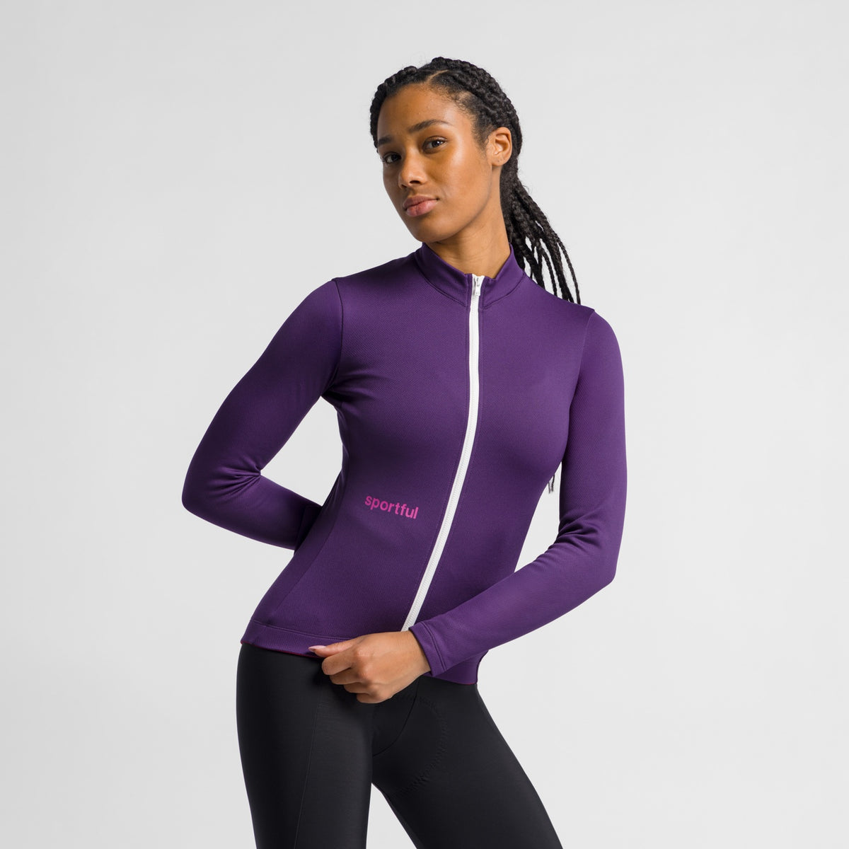 Maillot SPORTFUL CLASSIC Femme Manches Longues Violet