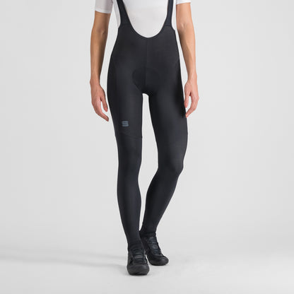 SPORTFUL PULSE dames zwarte lange fietsbroek met bretels