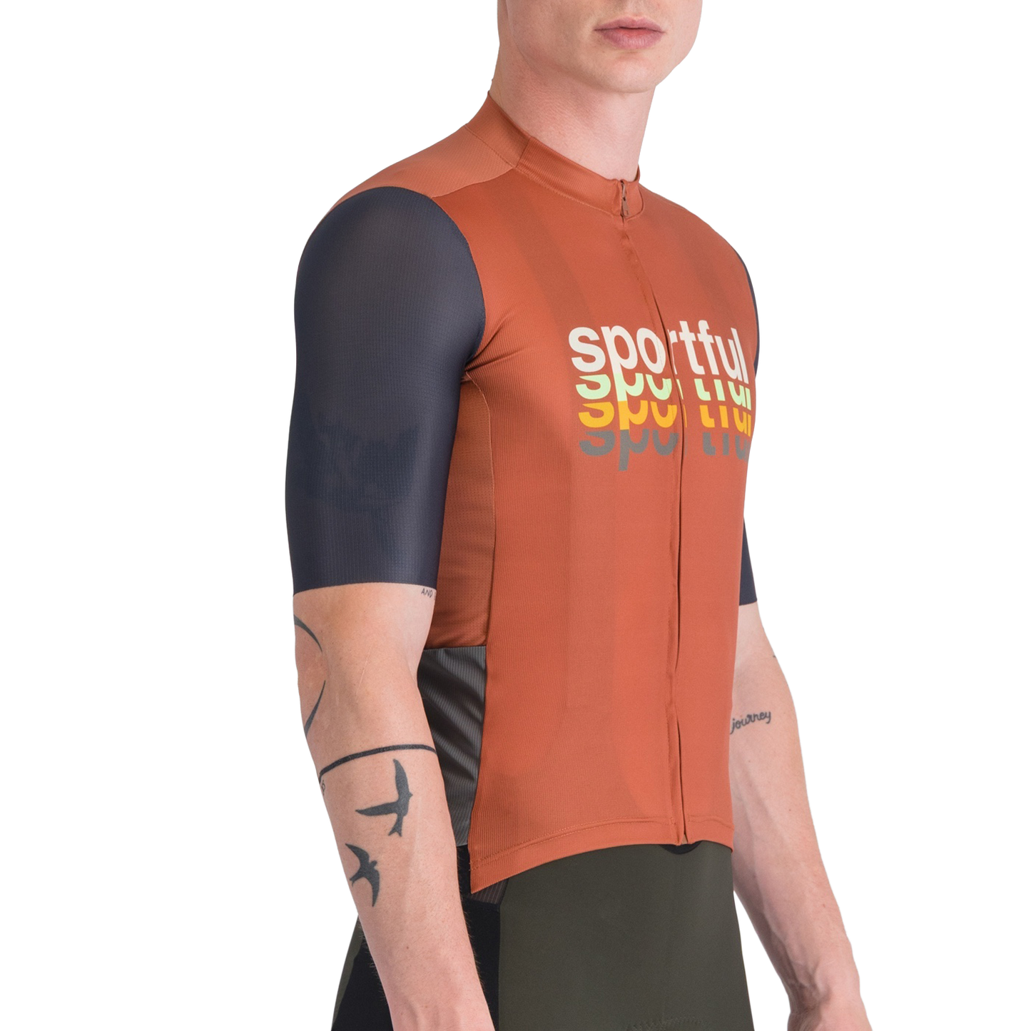 SPORTFUL SUPERGIARA 2 LOGO Korte Mouw Trui Oranje