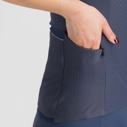 Trui SPORTFUL HYPEREPIC Korte Mouwen Dames Blauw