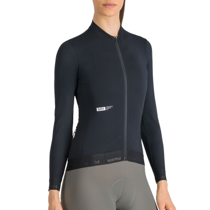 Wielershirt SPORTFUL SRK Lange Mouwen Dames Zwart