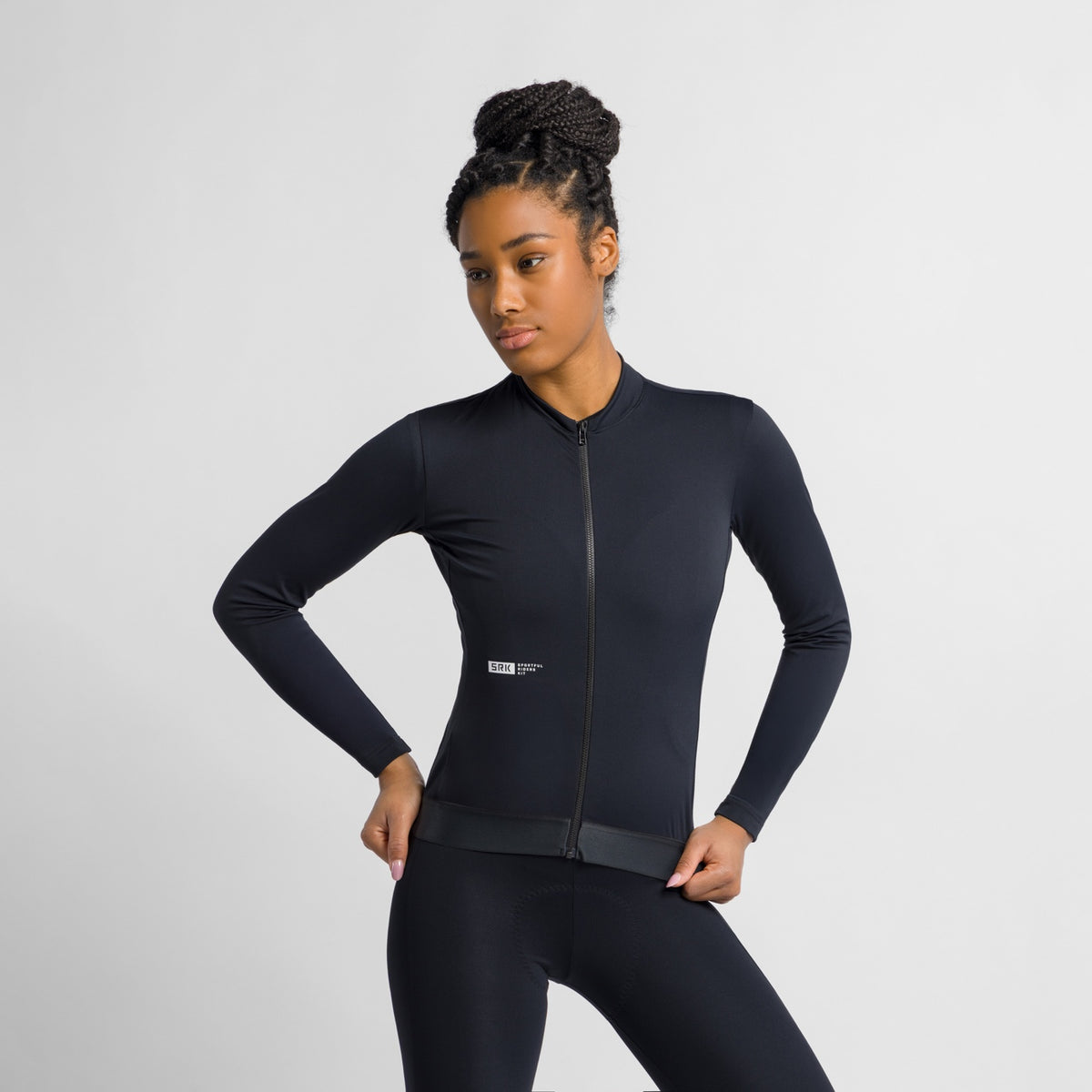 SPORTFUL SRK 2 fietsshirt voor dames met lange mouwen zwart