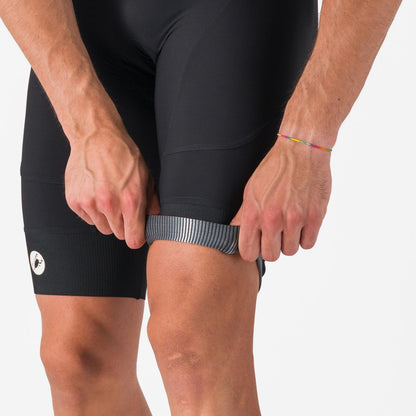 Korte Broek met Bretels CASTELLI ENDURANCE 4 Zwart