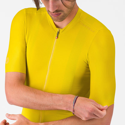 Shirt CASTELLI ESPRESSO 2 Korte Mouwen Geel