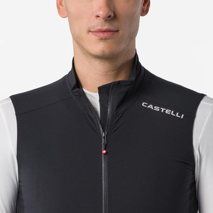 Mouwloze Jacket CASTELLI ESPRESSO 2 Zwart/Wit