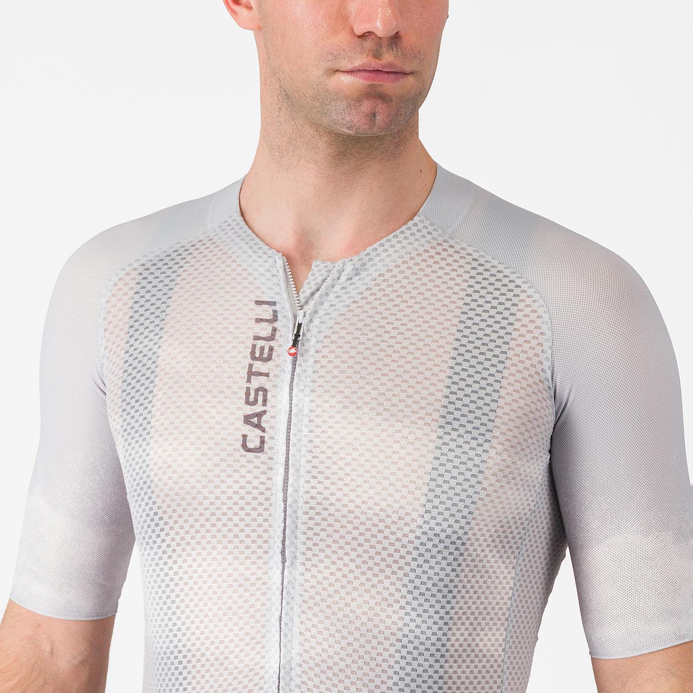 CASTELLI CLIMBER'S A/C Korte Mouw Jersey Grijs 2026