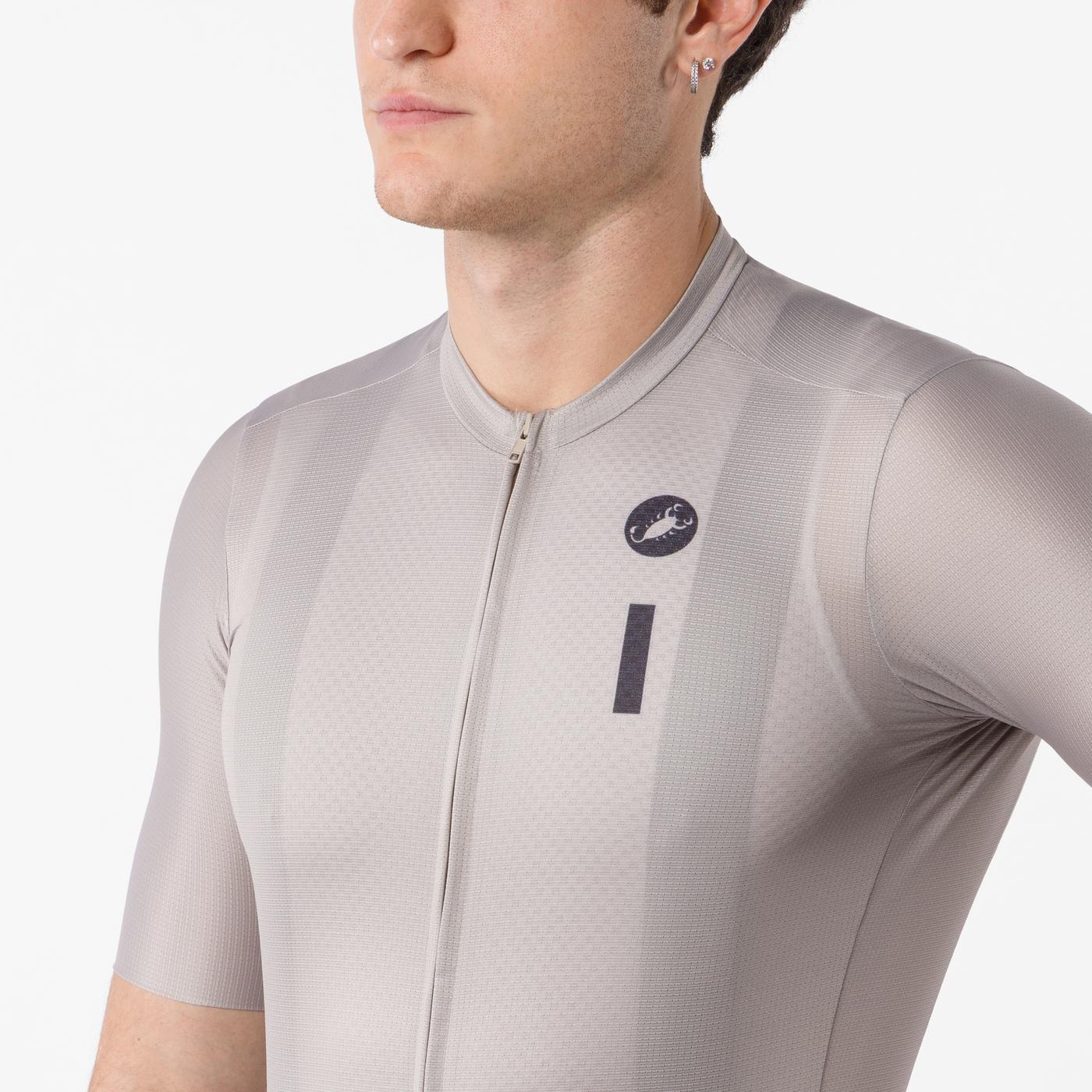 Maillot CASTELLI DRITTONE LOGO Manches Courtes Clay