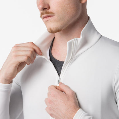 Fietsshirt CASTELLI COMPETIZIONE THERMAL Lange Mouwen Ivoor