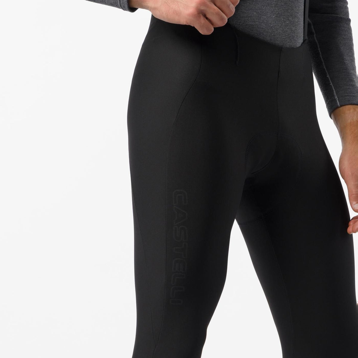 Lange Broek met Bretels CASTELLI SORPASSO PRO Zwart