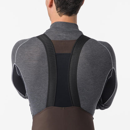 Lange Bretelles Broek CASTELLI ESPRESSO 2 Bruin