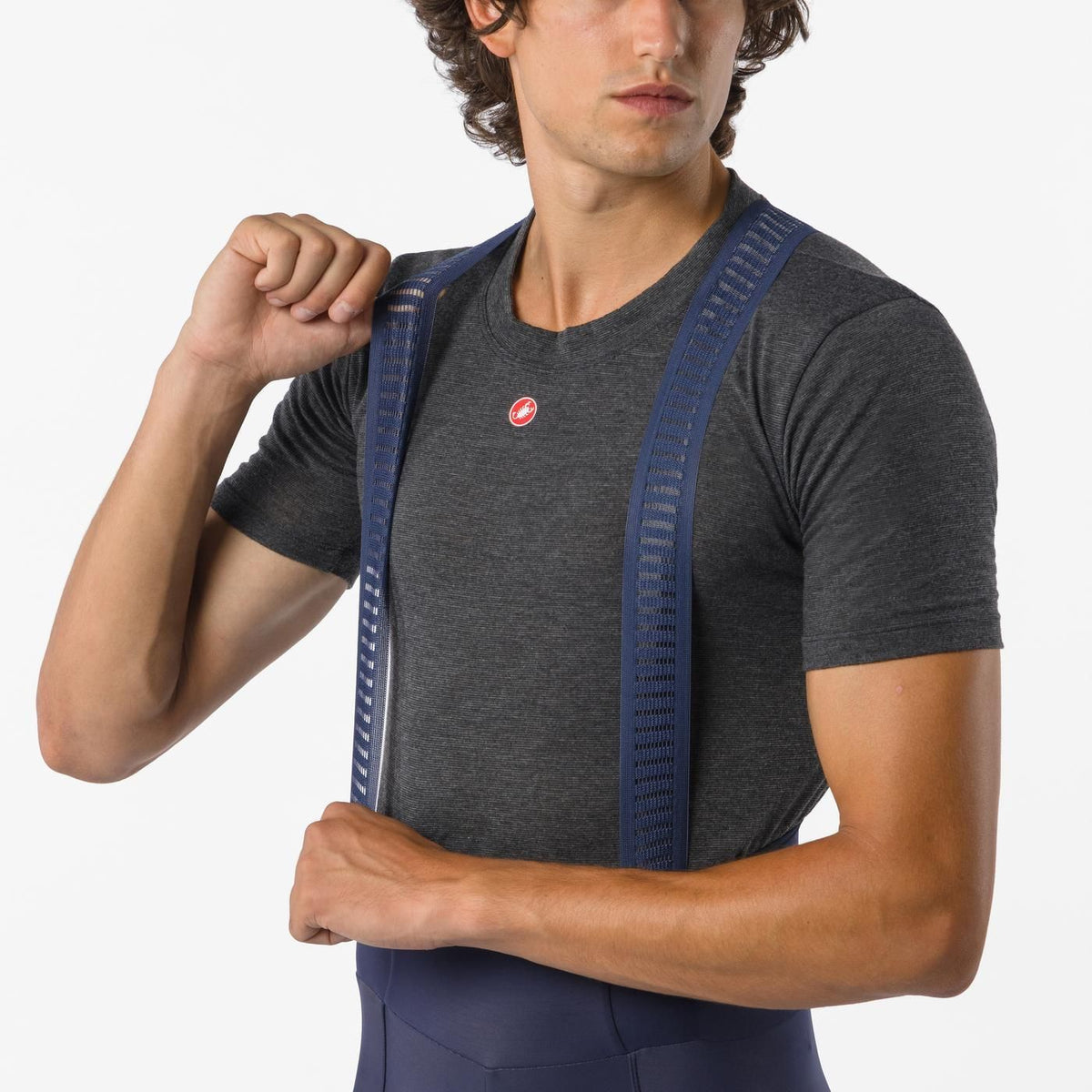 Lange Bretelsbroek CASTELLI ESPRESSO 2 Blauw