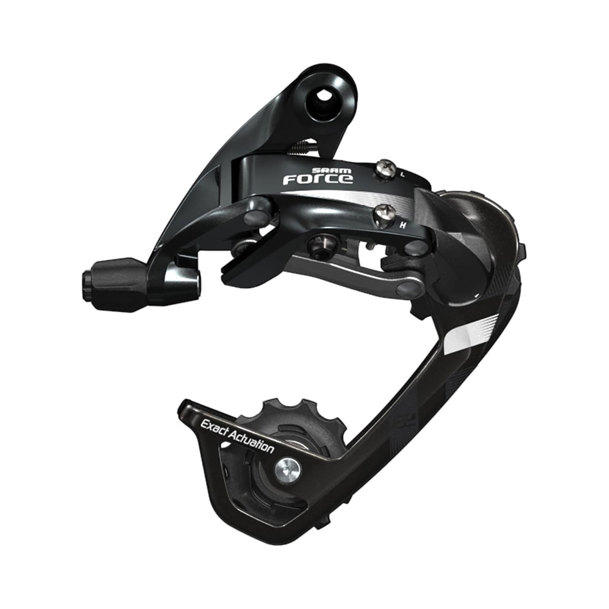 Dérailleur Arrière SRAM FORCE 22 11V Chape Moyenne – vue produit sur fond blanc