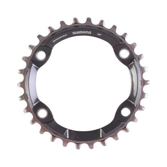 Plateau Mono SHIMANO XT M8000 NARROW WIDE 11V 4 Trous 96mm — vue du plateau sur fond blanc