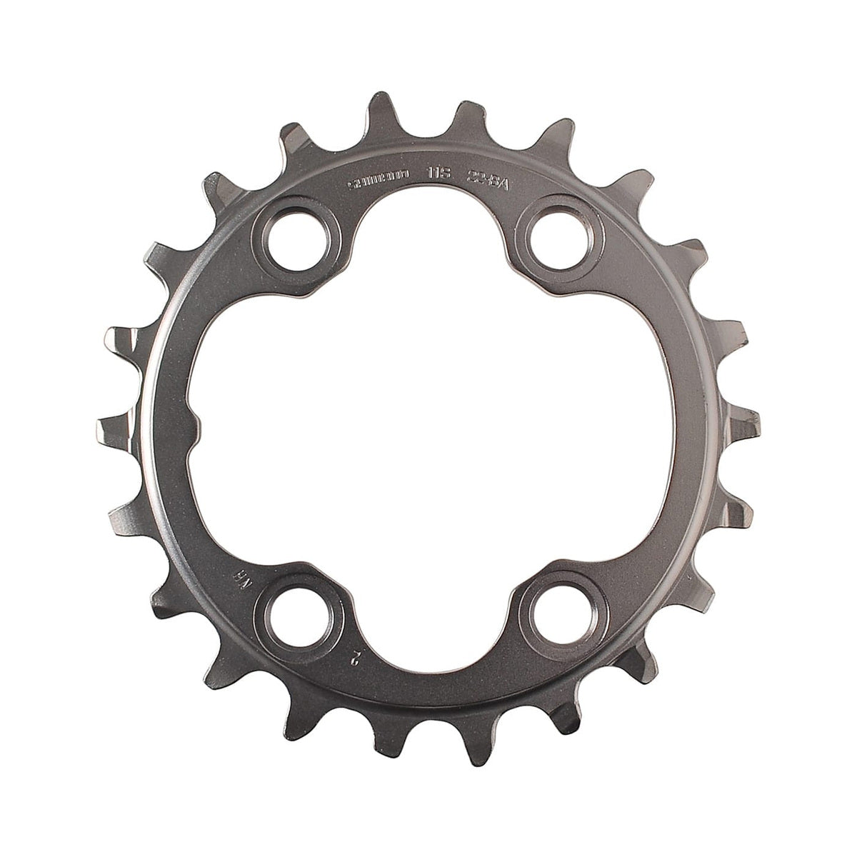 Plateau Intérieur SHIMANO XT M8000 11V Triple 64mm — vue du plateau sur fond blanc