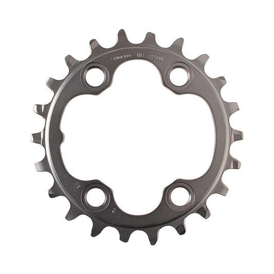 SHIMANO XT M8000 binnenblad voor triple crankstel, 11-speed, 64 mm — kettingblad tegen witte achtergrond