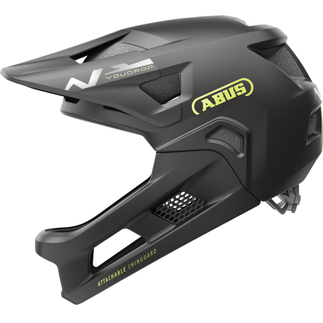 Casque VTT ABUS YOUDROP FF Junior Velvet Noir