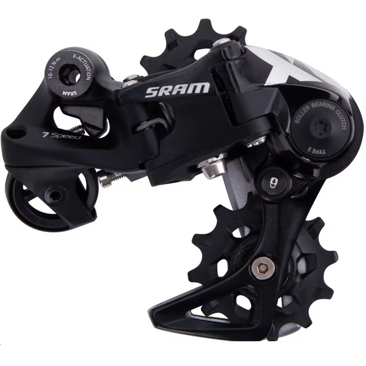 SRAM X01 DH 7-speed achterderailleur Type 3.0 met korte kooi