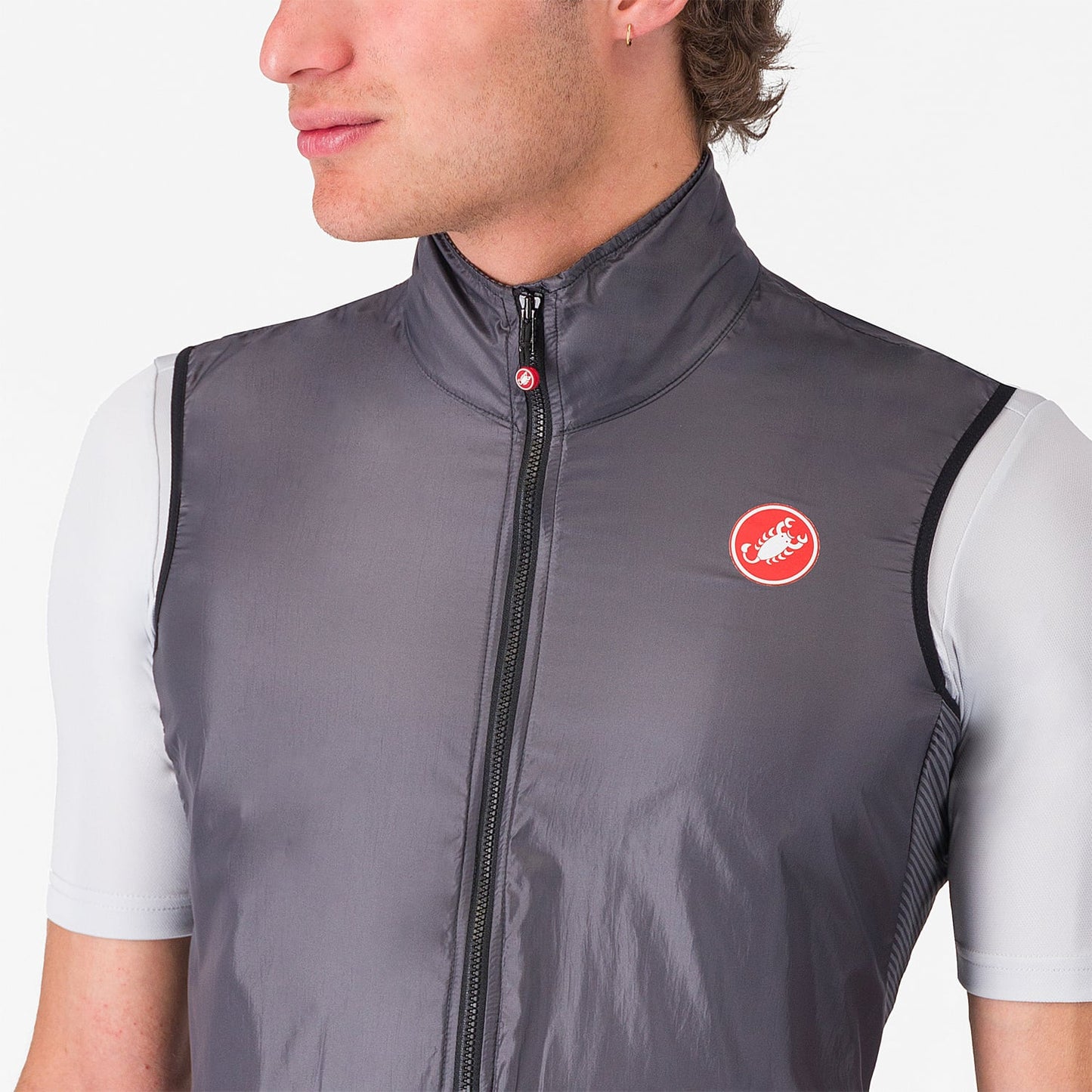 Gilet Sans Manches CASTELLI ARIA Gris Foncé