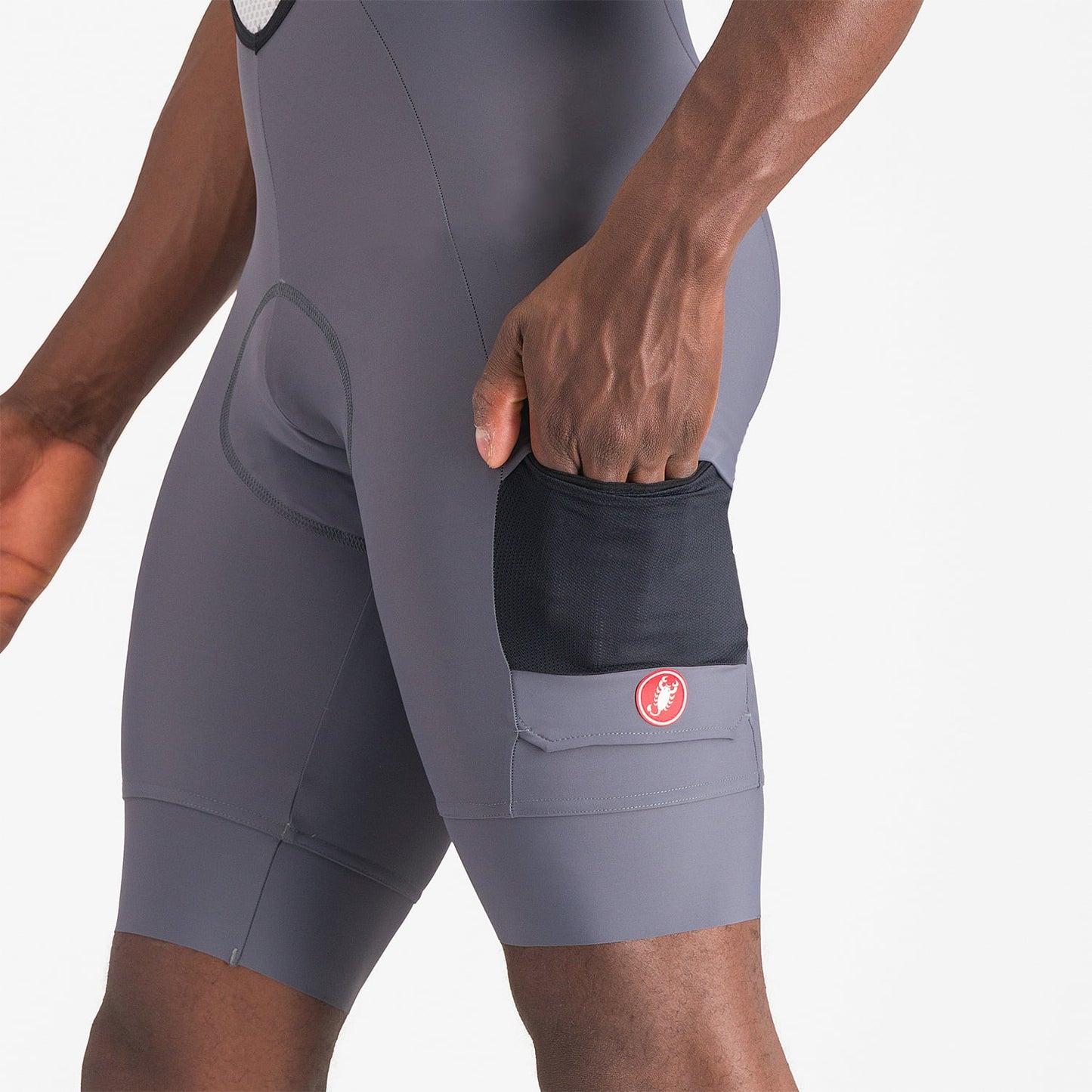 CASTELLI UNLIMITED CARGO Bib Tight Grijs/Zwart