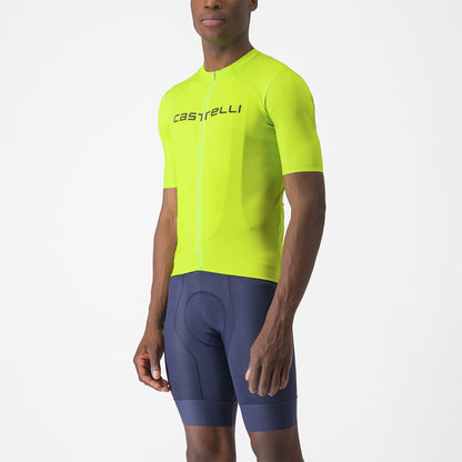 CASTELLI PROLOGO LITE Kortsmouw Trui Geel