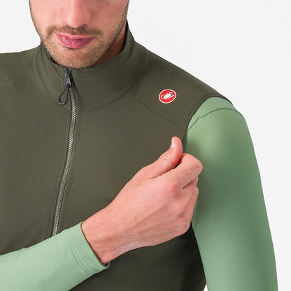 Mouwloos Vest CASTELLI ESPRESSO Groen