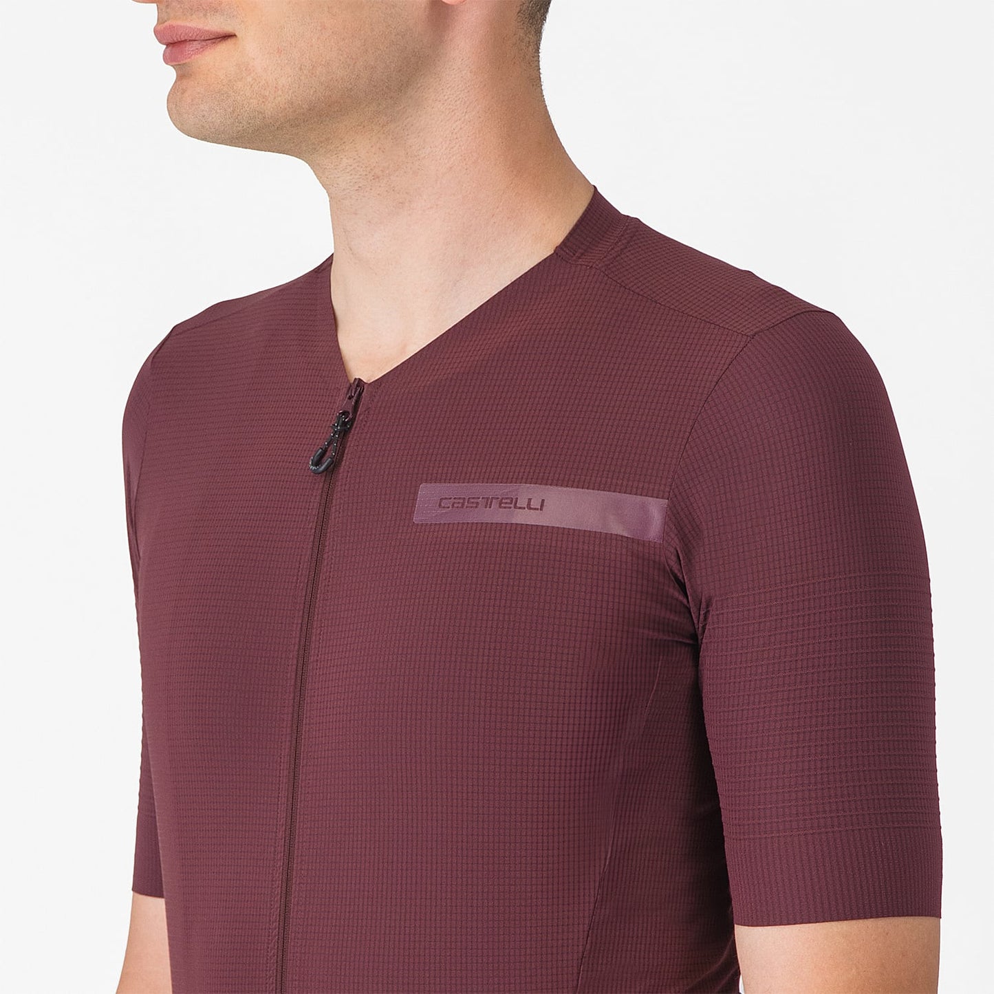 CASTELLI PREMIO EVO Korte Mouw Jersey Bordeaux