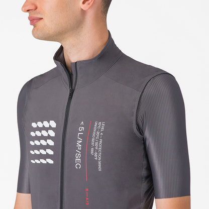 Mouwloos Vest ESPRESSO R--A/D Rookgrijs